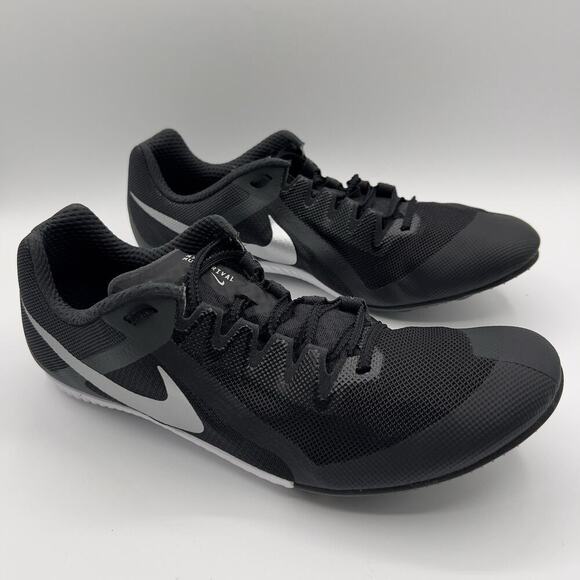 Nike Zoom Rival Track And Field Cleats Men's Black Silver Sz. 13-DC8749-001 New - Picture 1 of 7